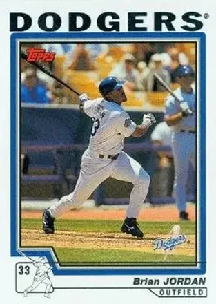 2004 Topps #146 - Brian Jordan - Los Angeles Dodgers