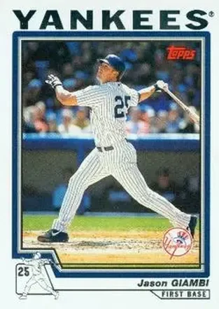 2004 Topps #150 - Jason Giambi - New York Yankees