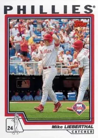 2004 Topps #152 - Mike Lieberthal - Philadelphia Phillies