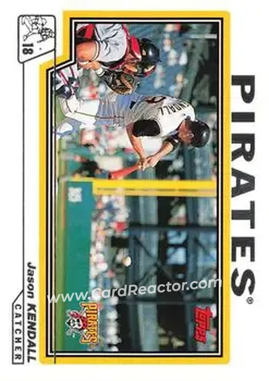 2004 Topps #153 - Jason Kendall - Pittsburgh Pirates - Front 2004 Topps #153 - Jason Kendall - Pittsburgh Pirates - Front