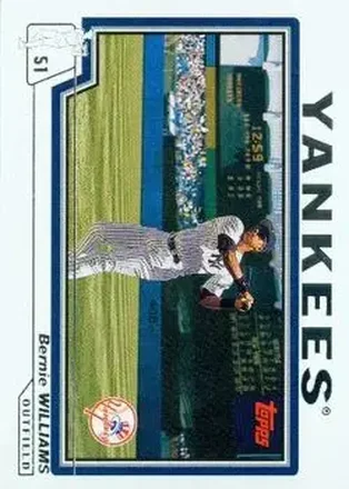 2004 Topps #160 - Bernie Williams - New York Yankees
