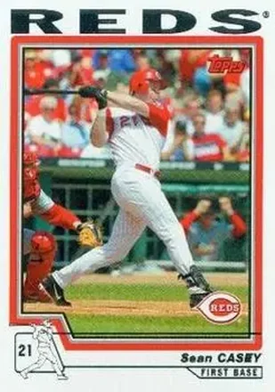 2004 Topps #167 - Sean Casey - Cincinnati Reds