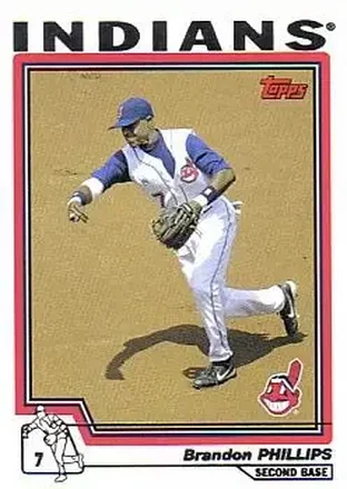 2004 Topps #168 - Brandon Phillips - Cleveland Indians