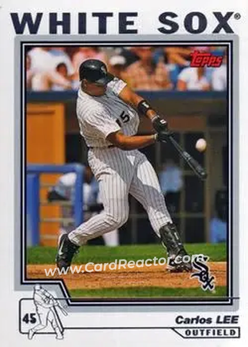 2004 Topps #171 - Carlos Lee - Chicago White Sox - Front 2004 Topps #171 - Carlos Lee - Chicago White Sox - Front