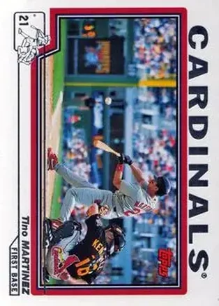 2004 Topps #186 - Tino Martinez - St. Louis Cardinals