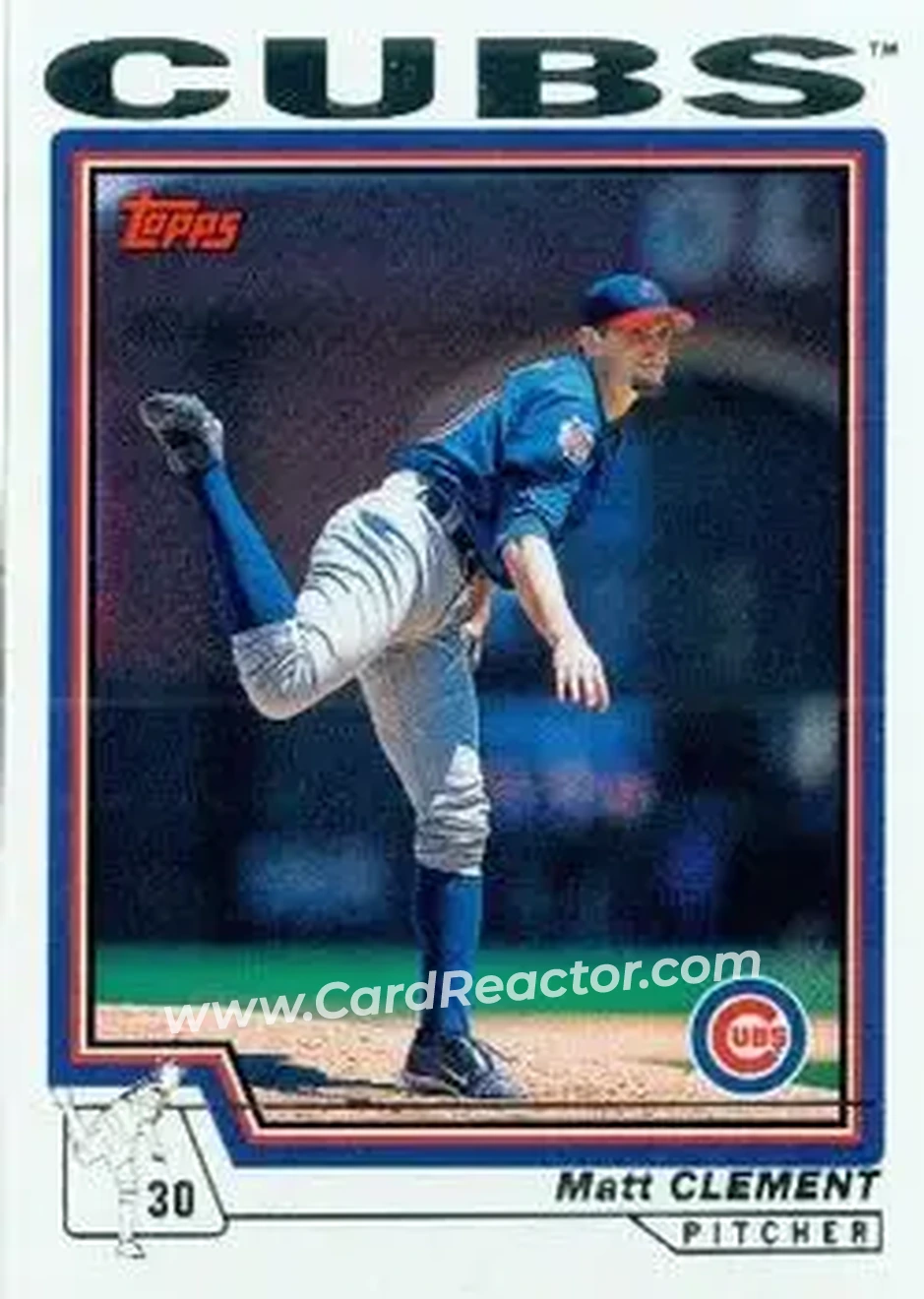 2004 Topps #197 - Matt Clement - Chicago Cubs - Front