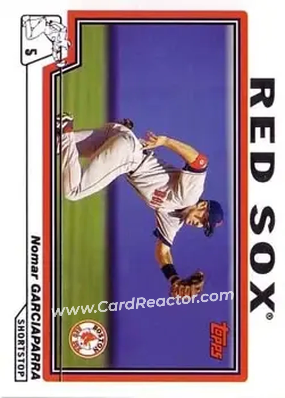 2004 Topps #200 - Nomar Garciaparra - Boston Red Sox - Front