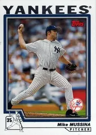 2004 Topps #221 - Mike Mussina - New York Yankees