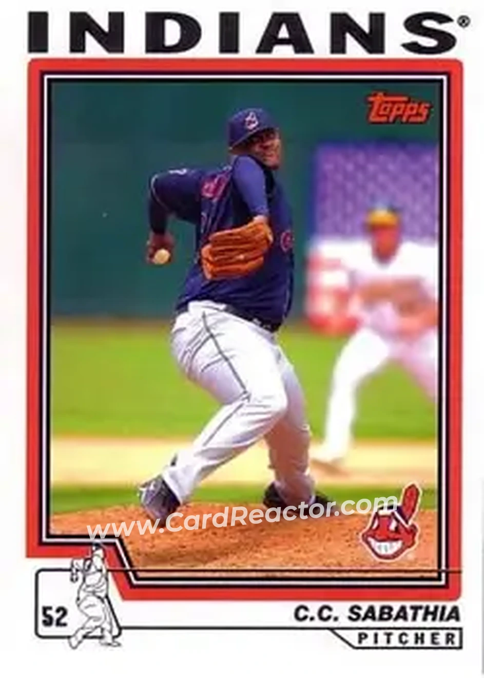 2004 Topps #235 - CC Sabathia - Cleveland Indians - Front