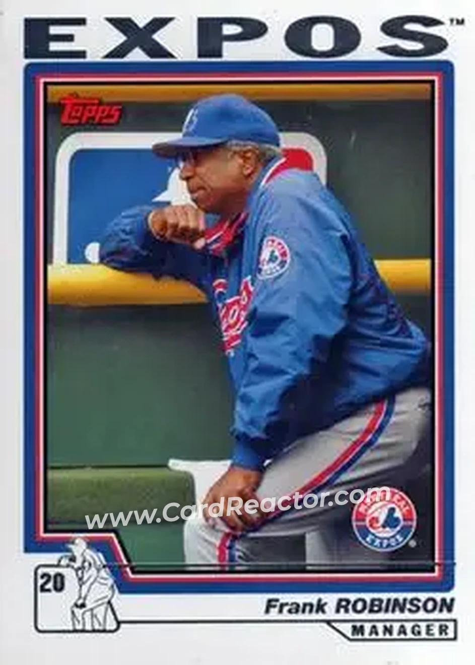 2004 Topps #284 - Frank Robinson - Montreal Expos - Front