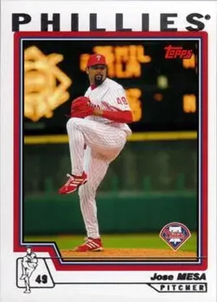 2004 Topps #202 - Jose Mesa - Philadelphia Phillies