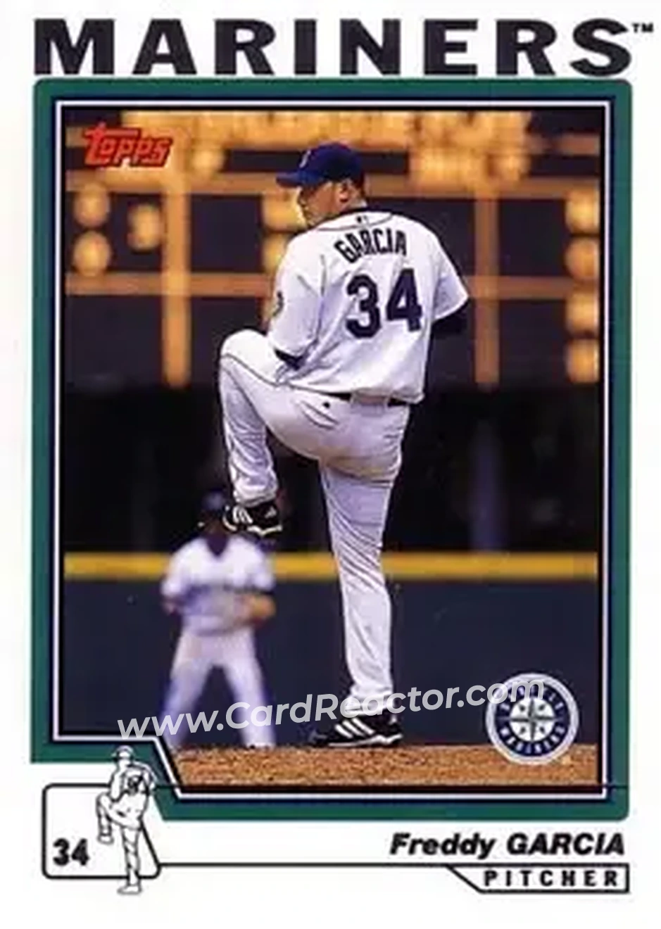 2004 Topps #206 - Freddy Garcia - Seattle Mariners - Front 2004 Topps #206 - Freddy Garcia - Seattle Mariners - Front