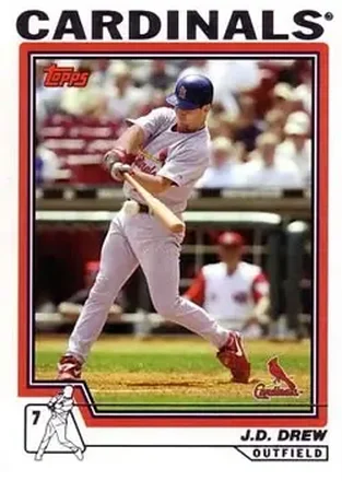 2004 Topps #207 - J.D. Drew - St. Louis Cardinals