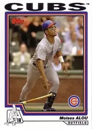 2004 Topps #214 - Moises Alou - Chicago Cubs