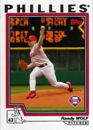 2004 Topps #222 - Randy Wolf - Philadelphia Phillies