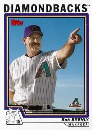2004 Topps #268 - Bob Brenly - Arizona Diamondbacks