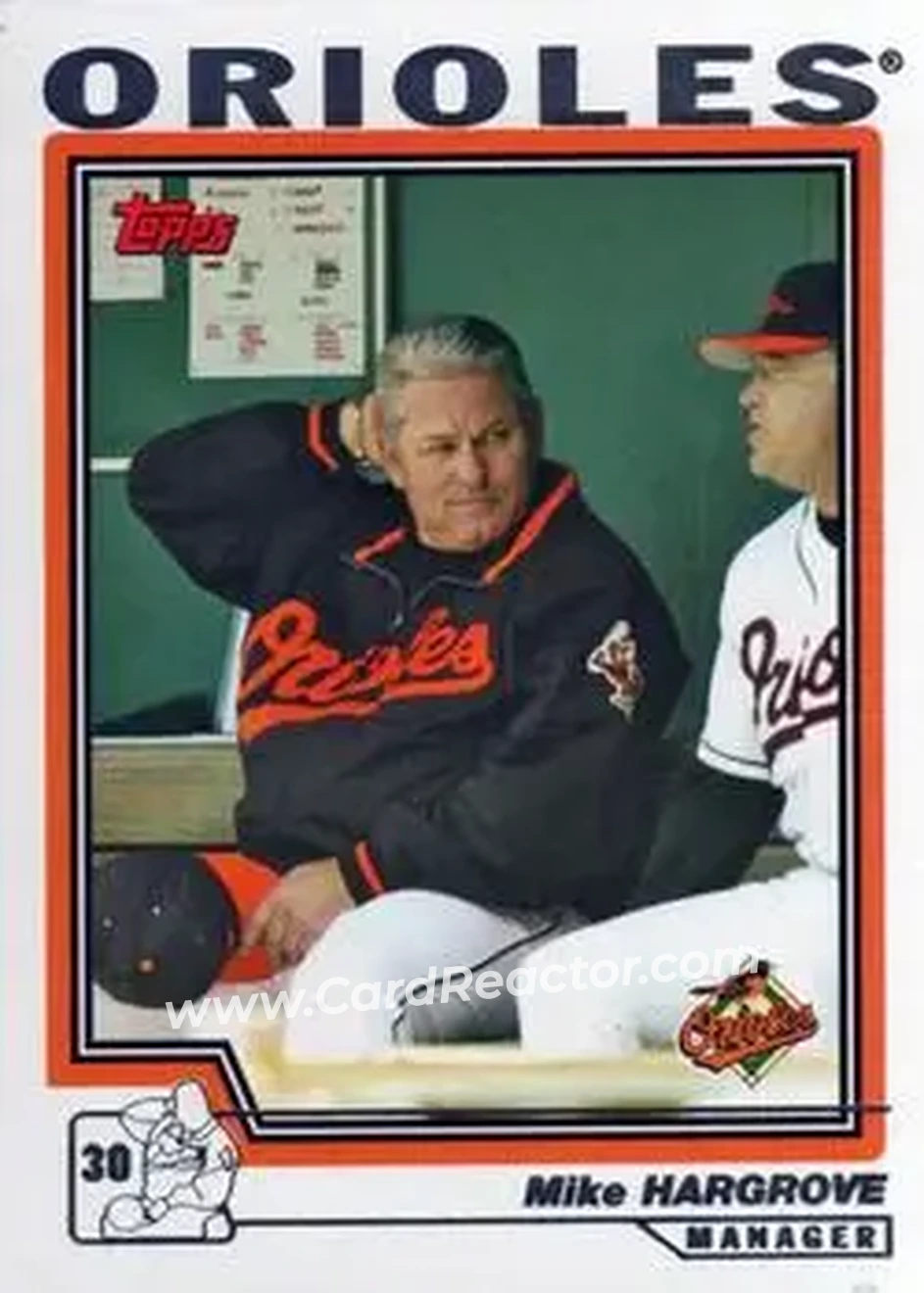 2004 Topps #270 - Mike Hargrove - Baltimore Orioles - Front 2004 Topps #270 - Mike Hargrove - Baltimore Orioles - Front