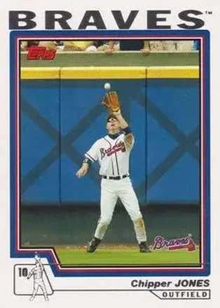2004 Topps #390 - Chipper Jones - Atlanta Braves