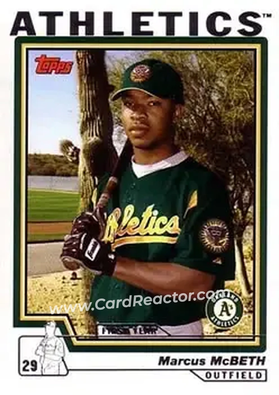 2004 Topps #314 - Marcus McBeth - Oakland Athletics - Front 2004 Topps #314 - Marcus McBeth - Oakland Athletics - Front