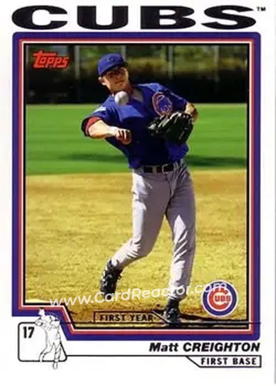 2004 Topps #315 - Matt Creighton - Chicago Cubs - Front