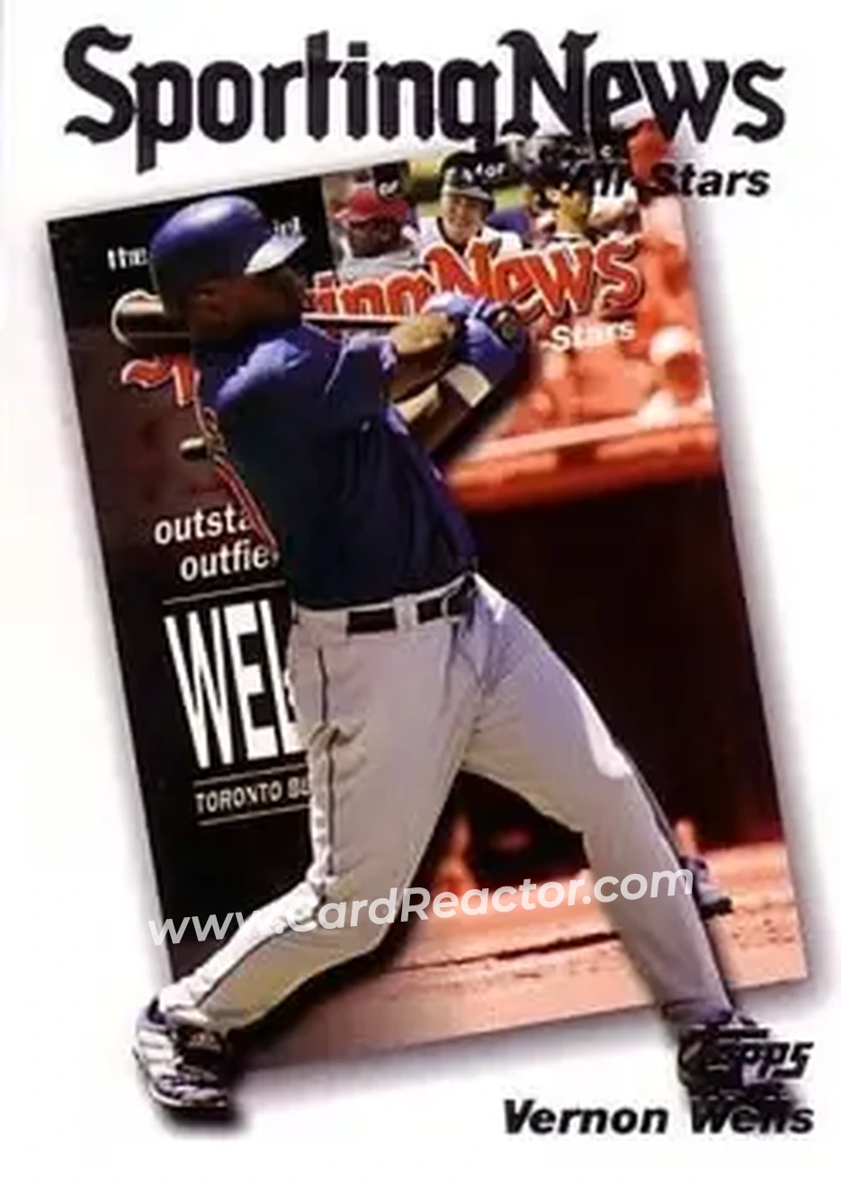 2004 Topps #360 - Vernon Wells - Toronto Blue Jays - Front
