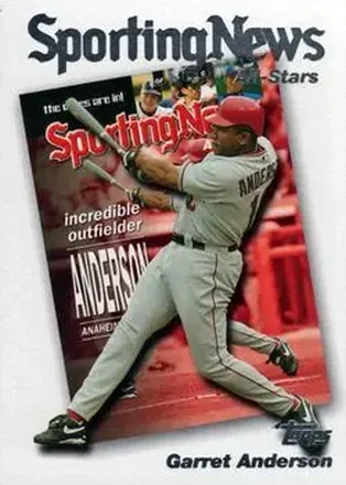 2004 Topps #361 - Garret Anderson - Anaheim Angels