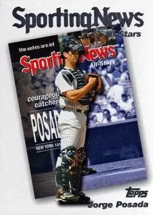 2004 Topps #363 - Jorge Posada - New York Yankees