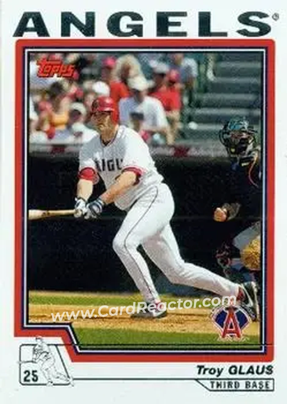 2004 Topps #401 - Troy Glaus - Anaheim Angels - Front