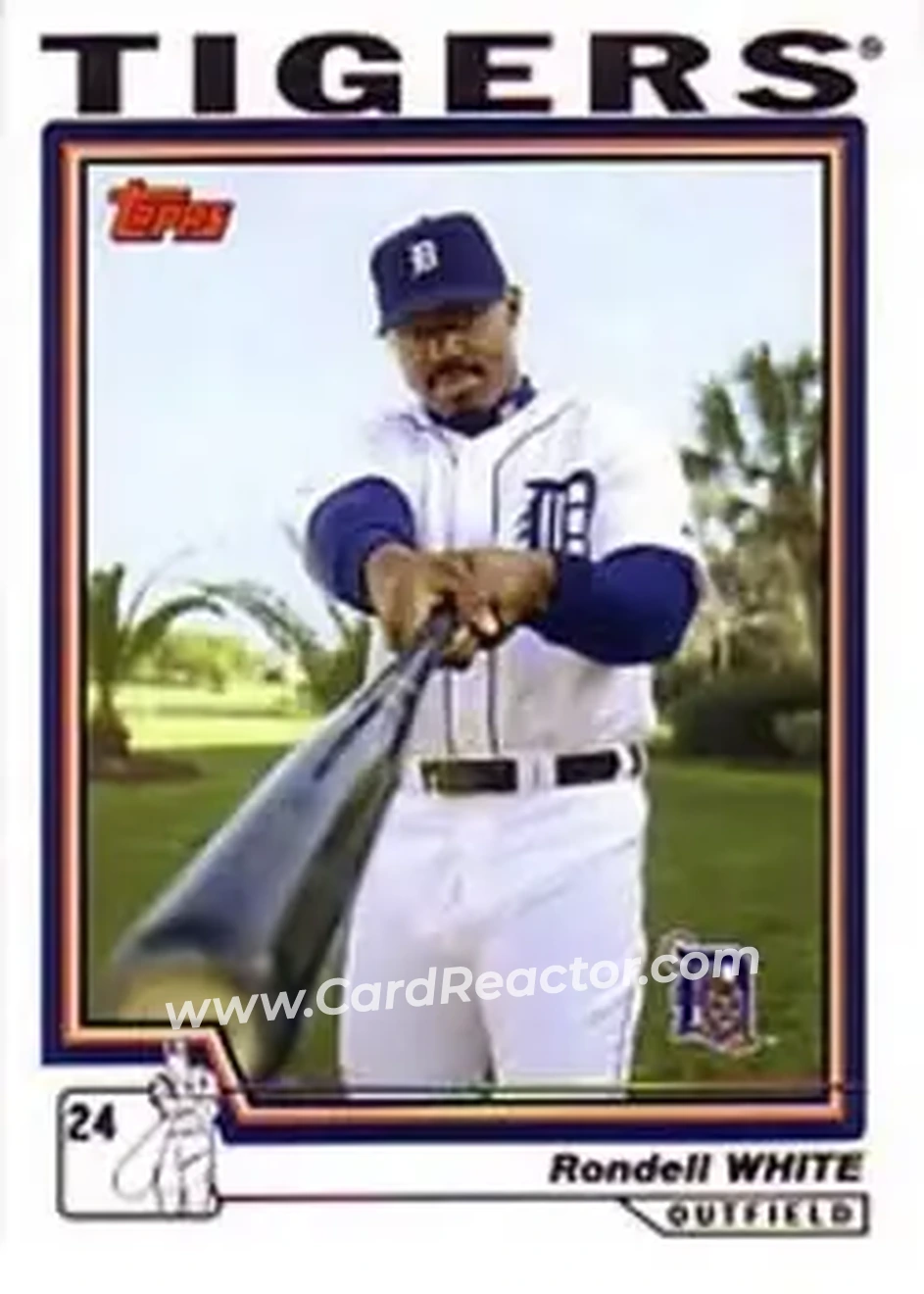2004 Topps #414 - Rondell White - Detroit Tigers - Front