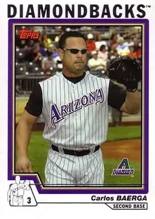 2004 Topps #429 - Carlos Baerga - Arizona Diamondbacks