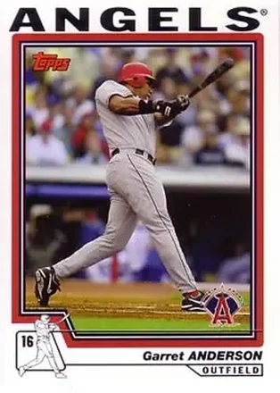 2004 Topps #430 - Garret Anderson - Anaheim Angels