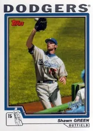 2004 Topps #440 - Shawn Green - Los Angeles Dodgers