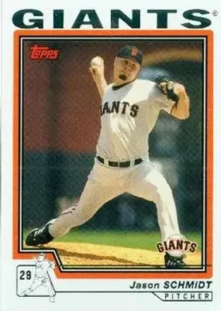 2004 Topps #447 - Jason Schmidt - San Francisco Giants