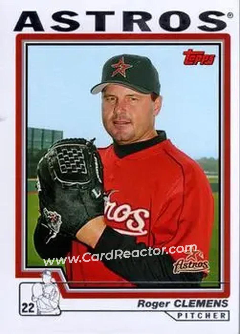 2004 Topps #518 - Roger Clemens - Houston Astros - Front 2004 Topps #518 - Roger Clemens - Houston Astros - Front