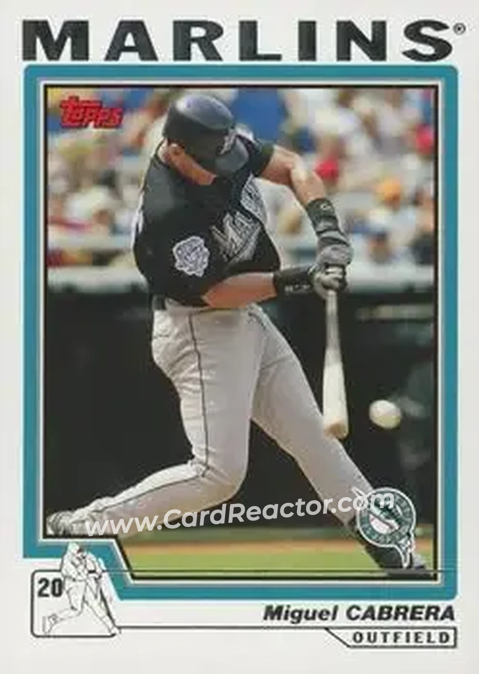 2004 Topps #575 - Miguel Cabrera - Florida Marlins - Front