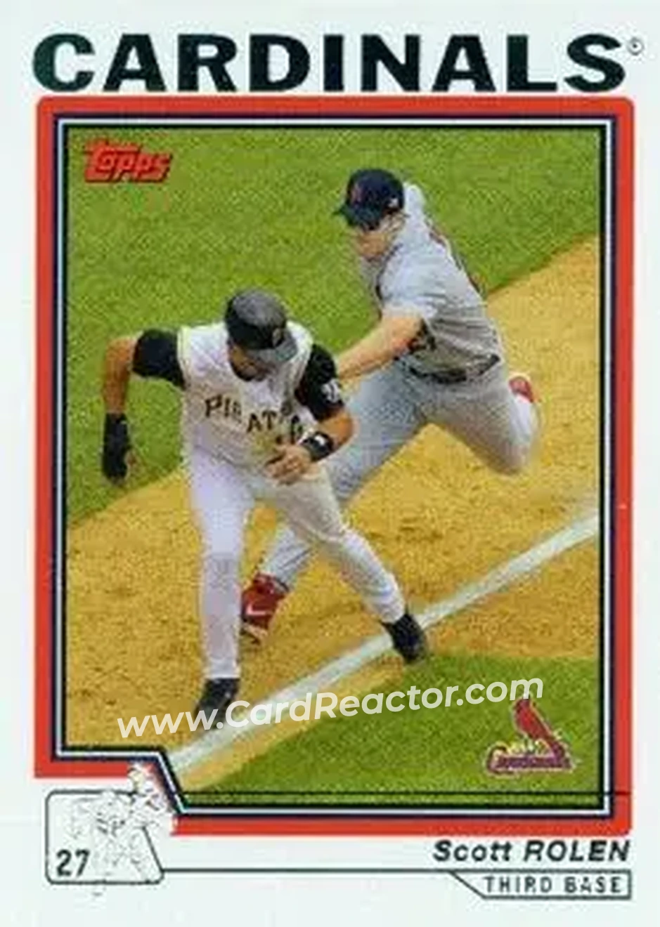 2004 Topps #582 - Scott Rolen - St. Louis Cardinals - Front