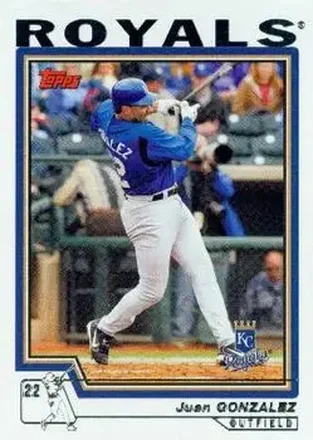 2004 Topps #604 - Juan Gonzalez - Kansas City Royals