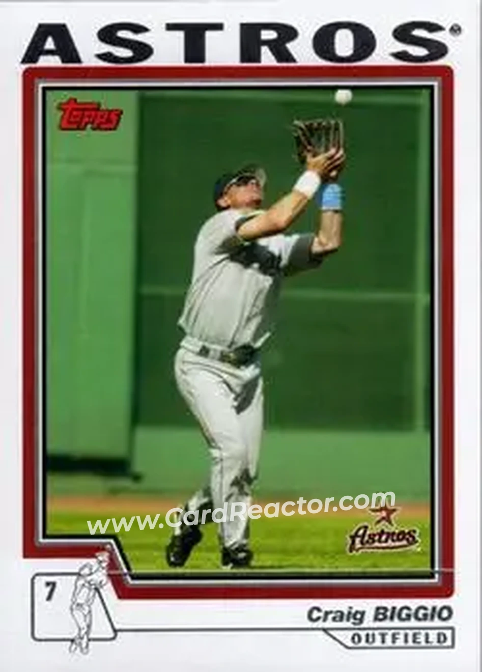 2004 Topps #635 - Craig Biggio - Houston Astros - Front