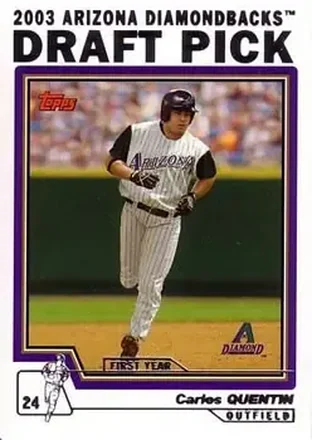 2004 Topps #670 - Carlos Quentin - Arizona Diamondbacks