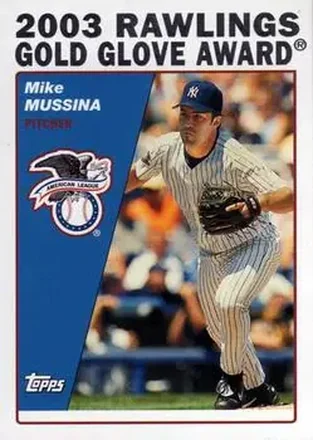 2004 Topps #696 - Mike Mussina - New York Yankees