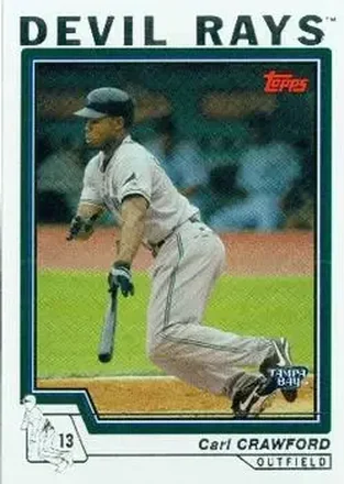 2004 Topps #497 - Carl Crawford - Tampa Bay Devil Rays