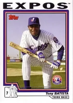 2004 Topps #506 - Tony Batista - Montreal Expos