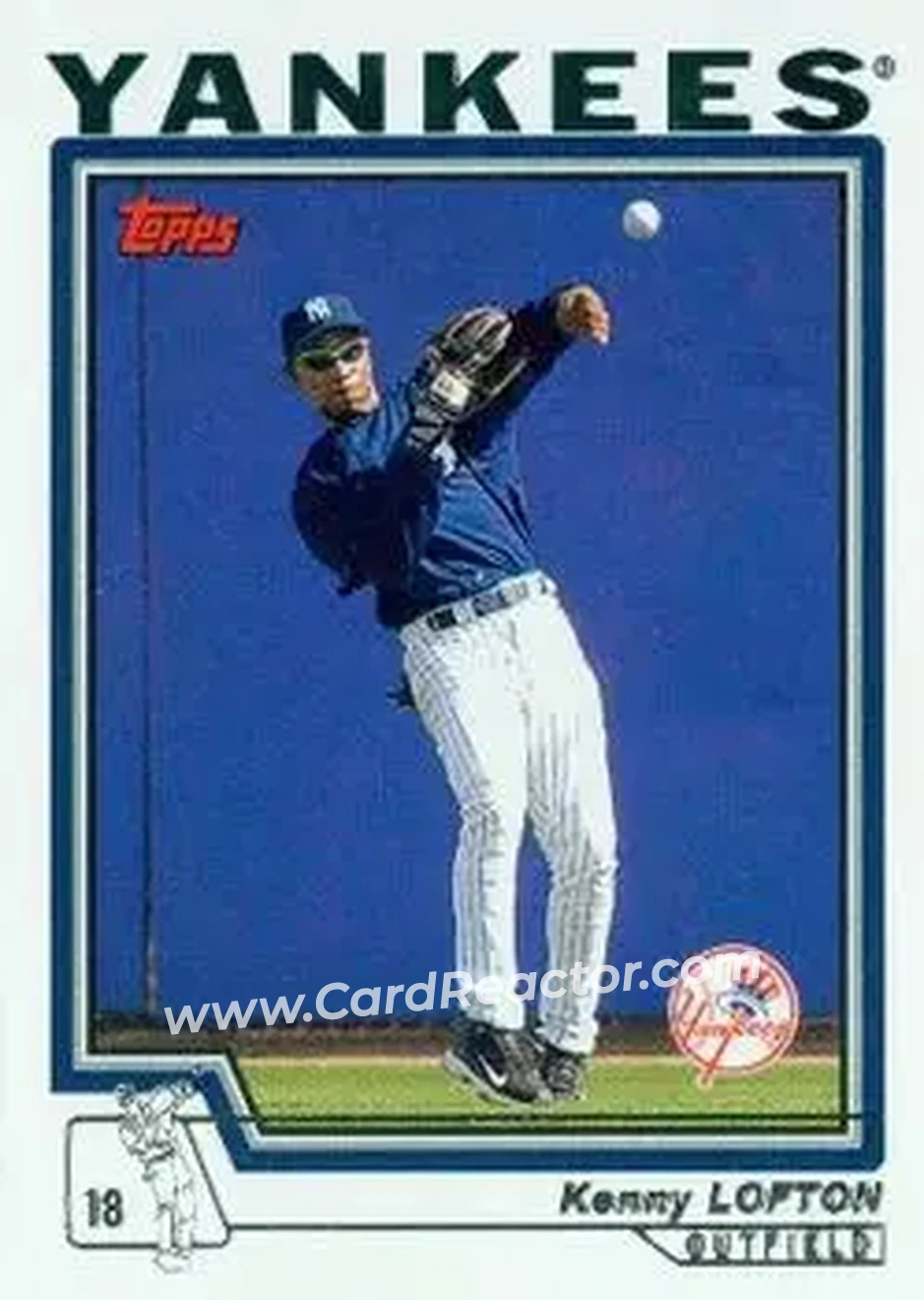2004 Topps #508 - Kenny Lofton - New York Yankees - Front
