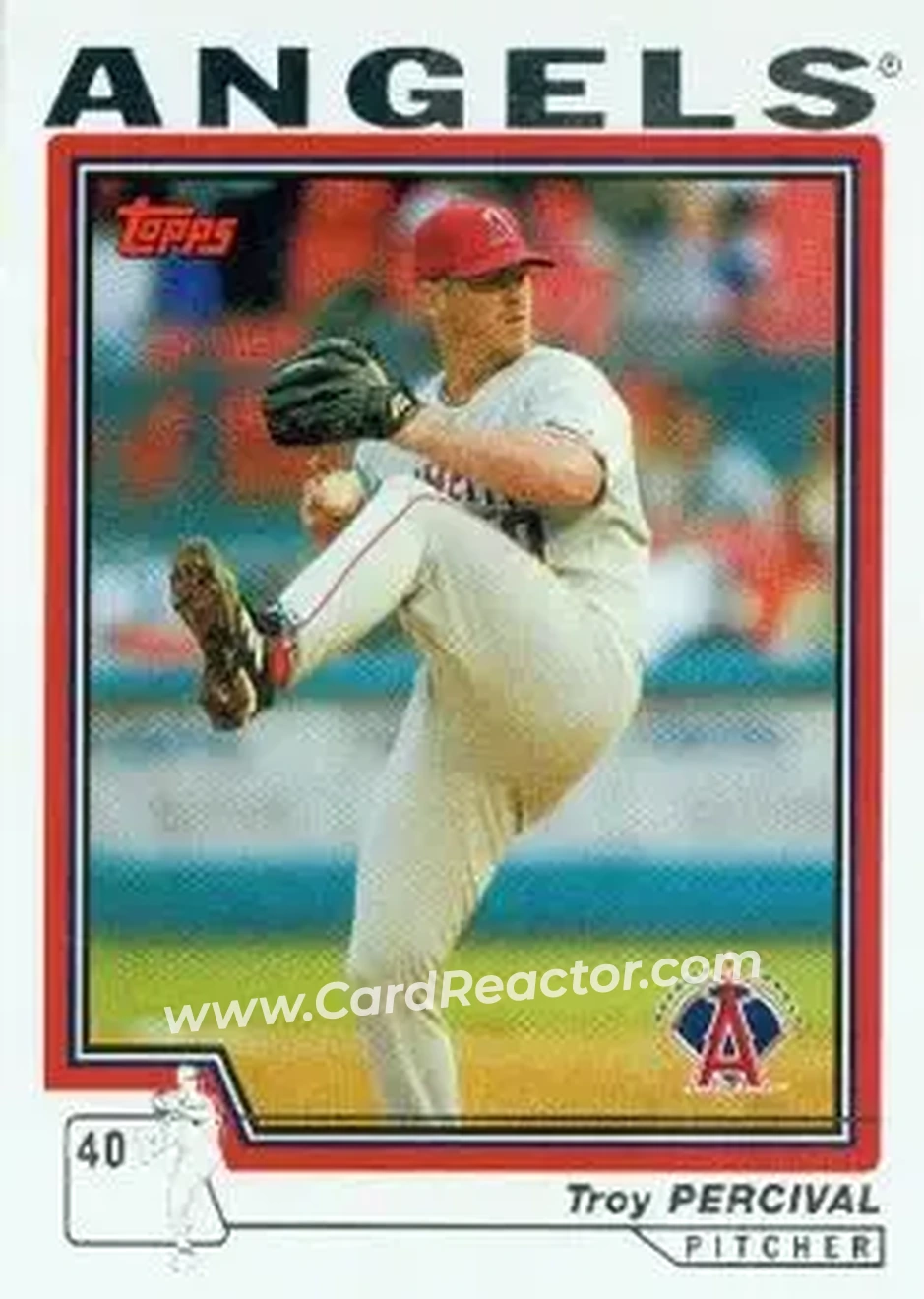 2004 Topps #530 - Troy Percival - Anaheim Angels - Front