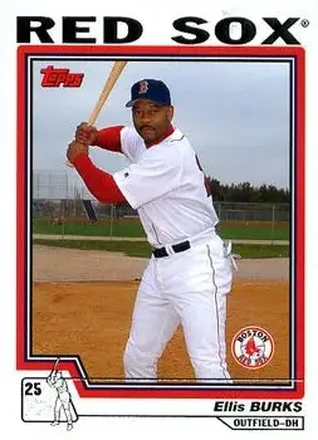 2004 Topps #541 - Ellis Burks - Boston Red Sox