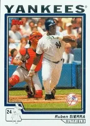 2004 Topps #549 - Ruben Sierra - New York Yankees