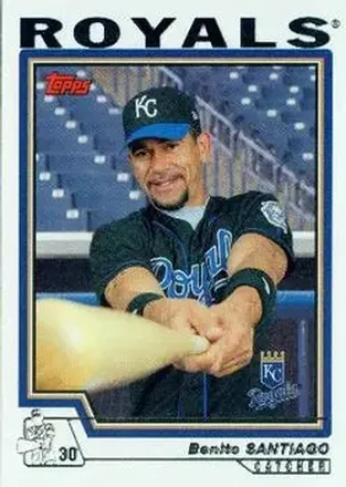 2004 Topps #554 - Benito Santiago - Kansas City Royals