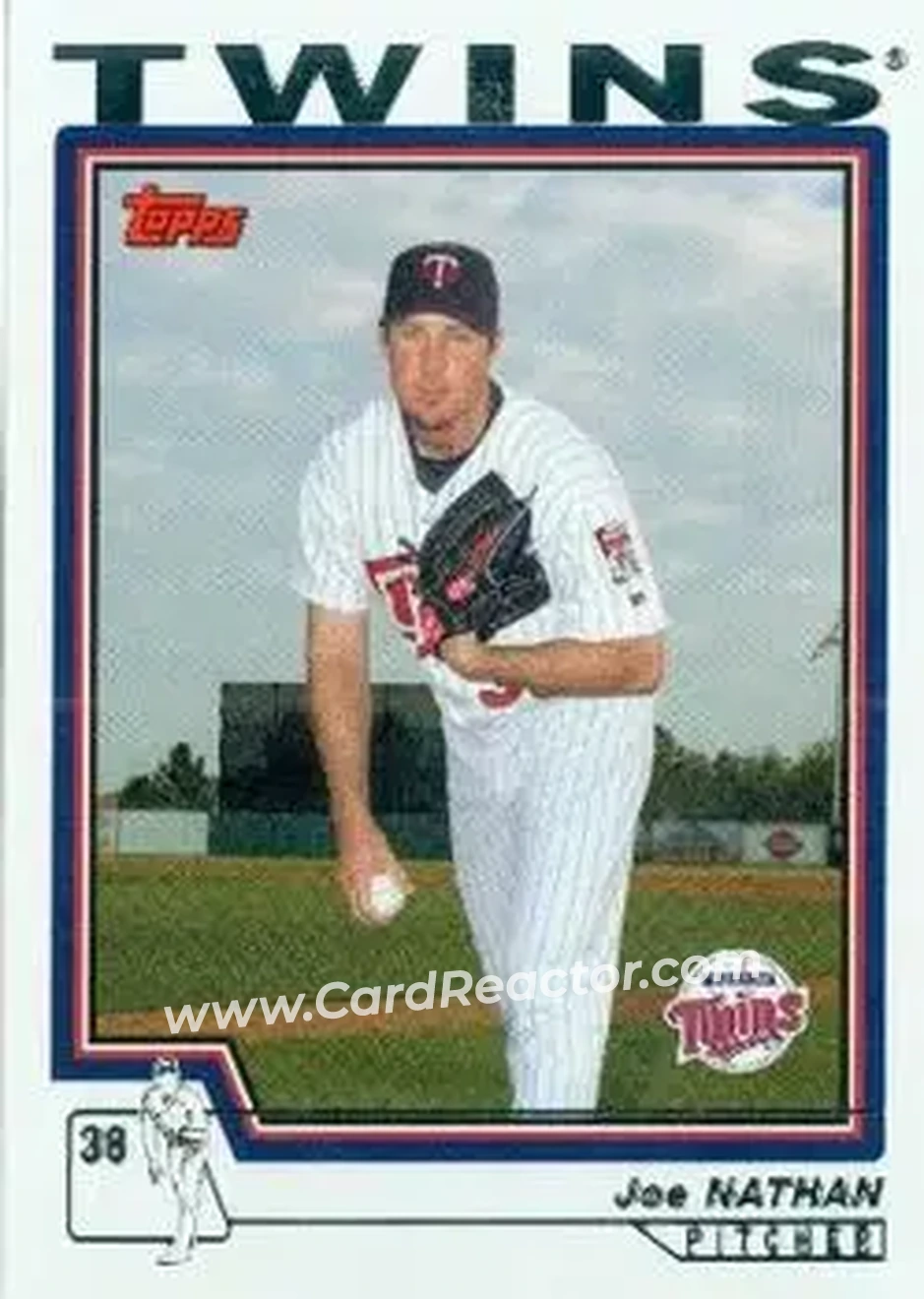2004 Topps #557 - Joe Nathan - Minnesota Twins - Front