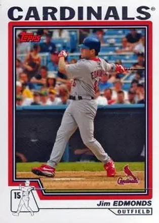 2004 Topps #560 - Jim Edmonds - St. Louis Cardinals