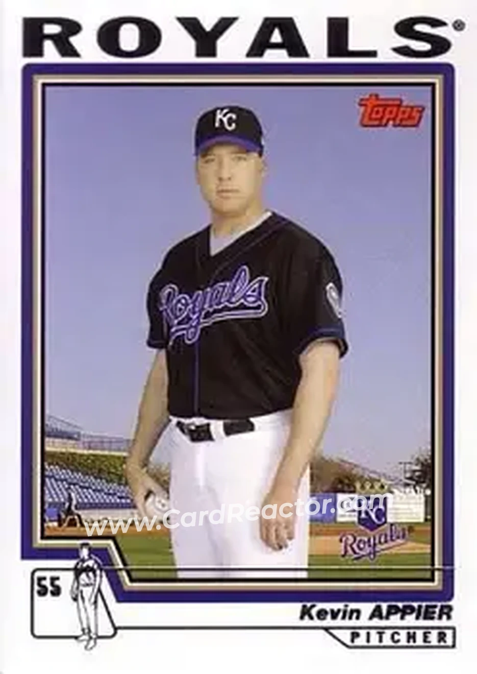 2004 Topps #573 - Kevin Appier - Kansas City Royals - Front